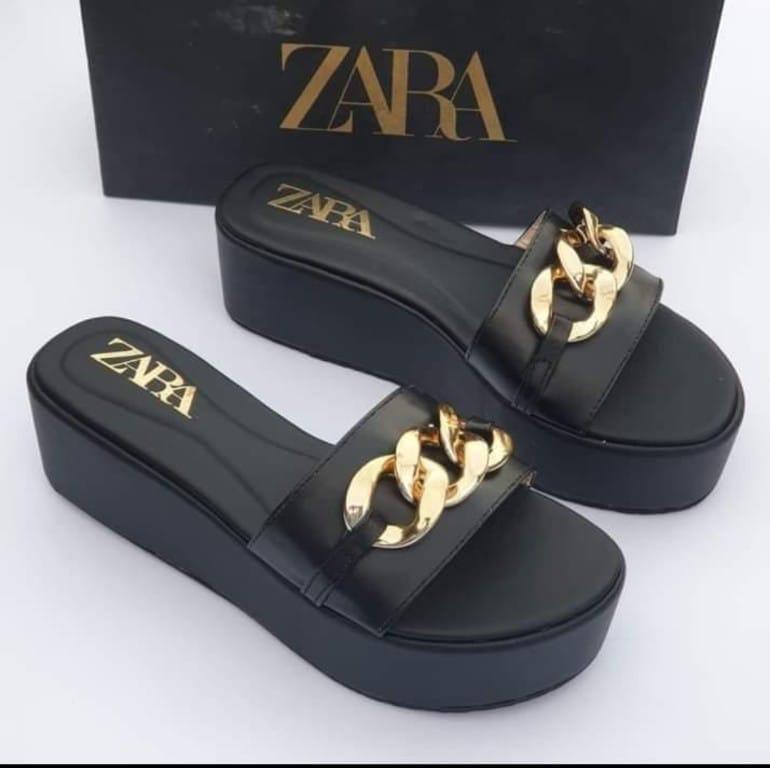 Women casual synthetic Leather women's wedge heels