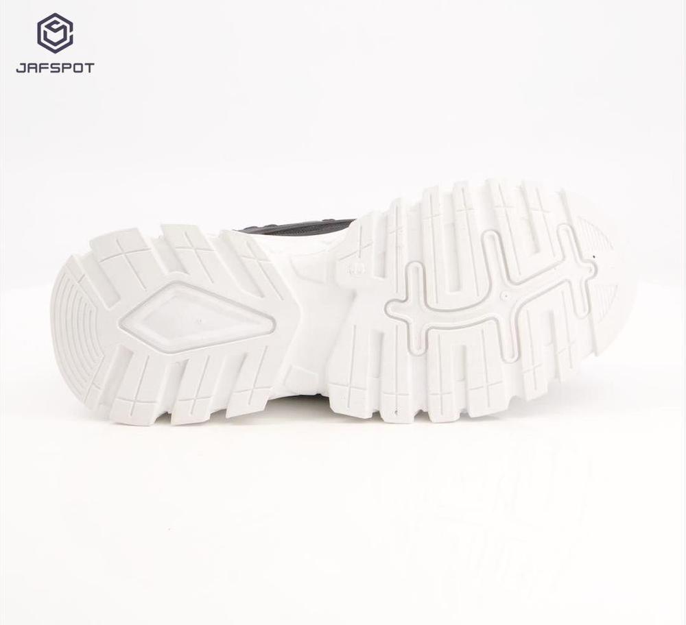 Men's mesh and pu leather sneakers