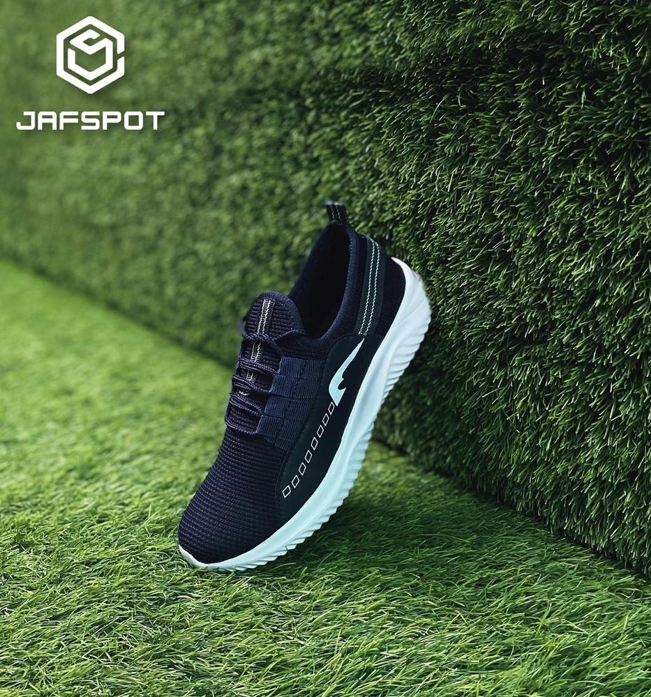 Men's mesh and pu leather sneakers