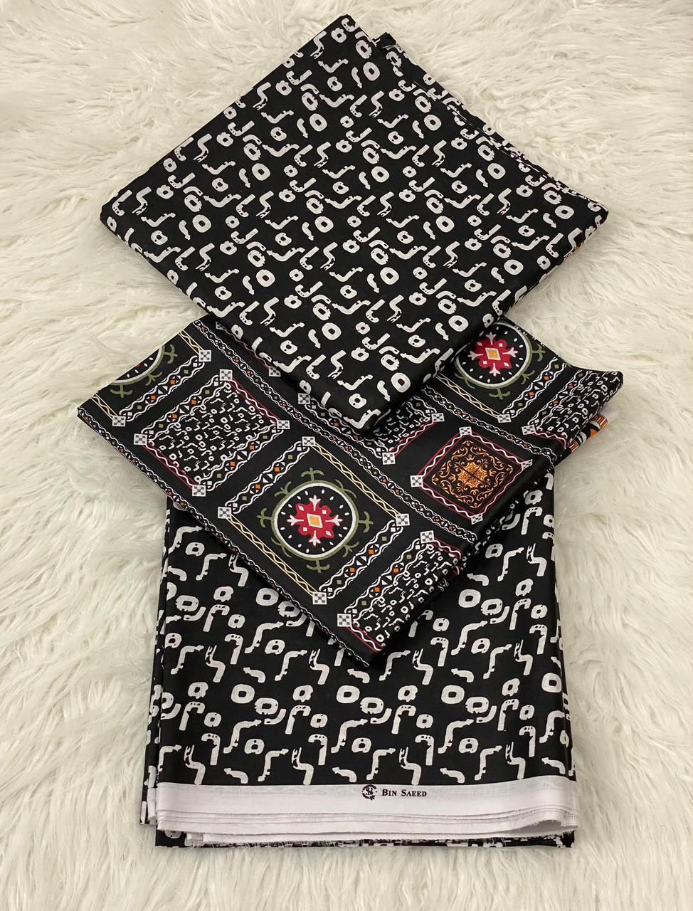 FABRIC 3PC Lawn with Voile Lawn Dupatta