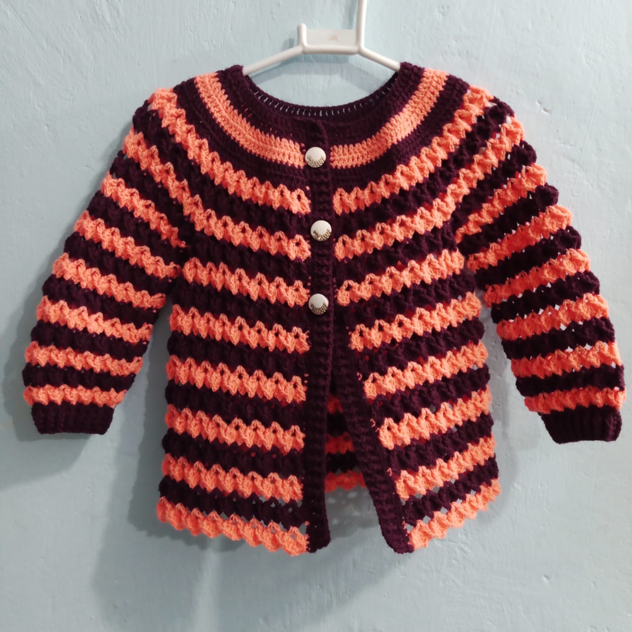 Handmade Crochet Sweater for Kids