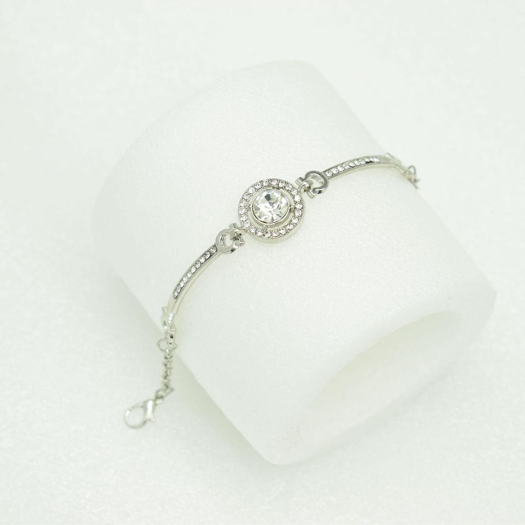 Elegant Rhinestone Tennis Necklace