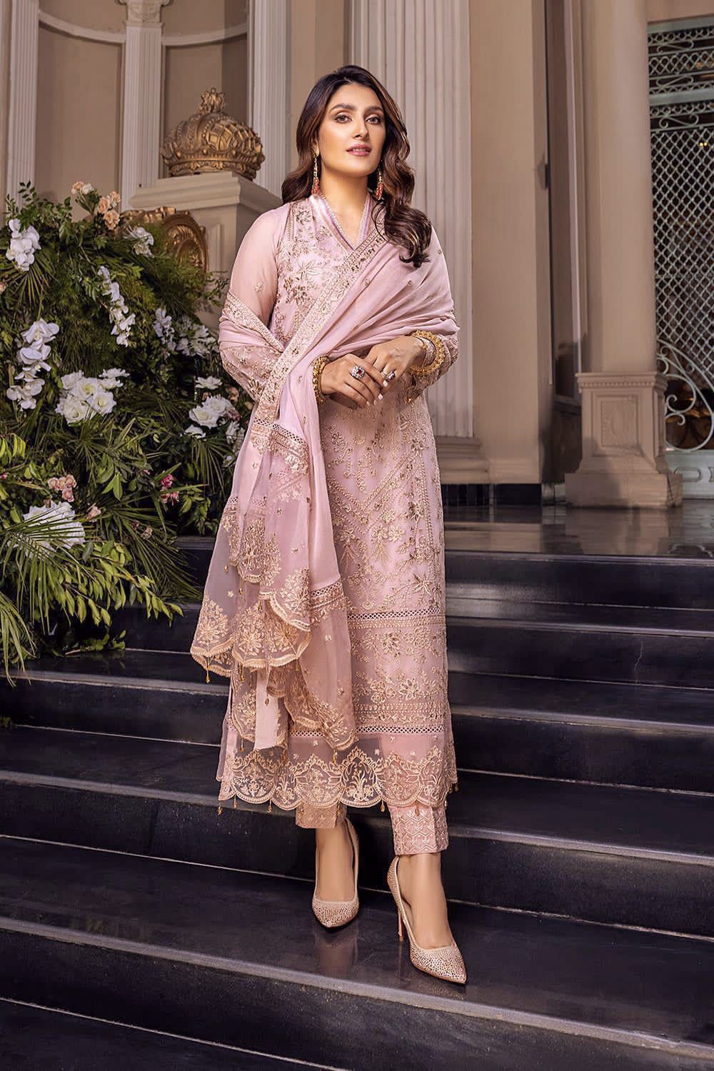 PRESENTING AZURE BRAND LUXURY CHIFFON EMBROIDERED ARTICLE