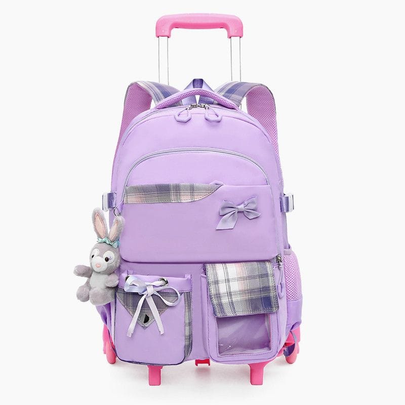 Girls Primary Korean Trolly School Backpack