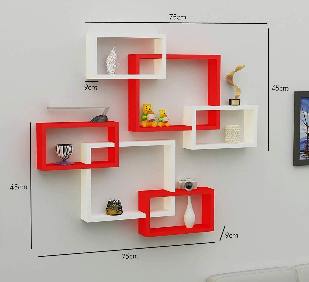 Wooden Wall Shelves – Stylish Designs for Living Room & Modern Bookcase Ideas