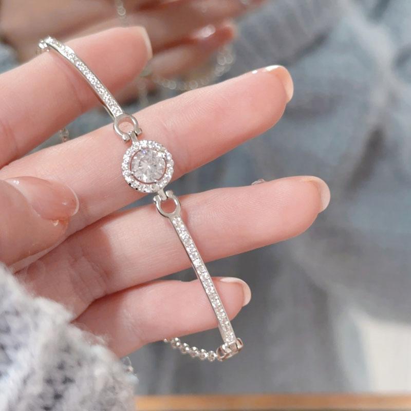 Elegant Rhinestone Tennis Necklace