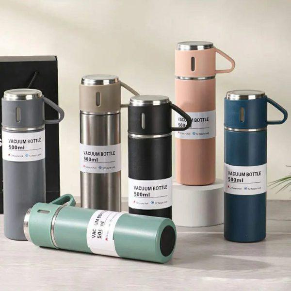 Insulated Vacuum Water Bottle - 3 Pcs Set for All Your Hydration Needs