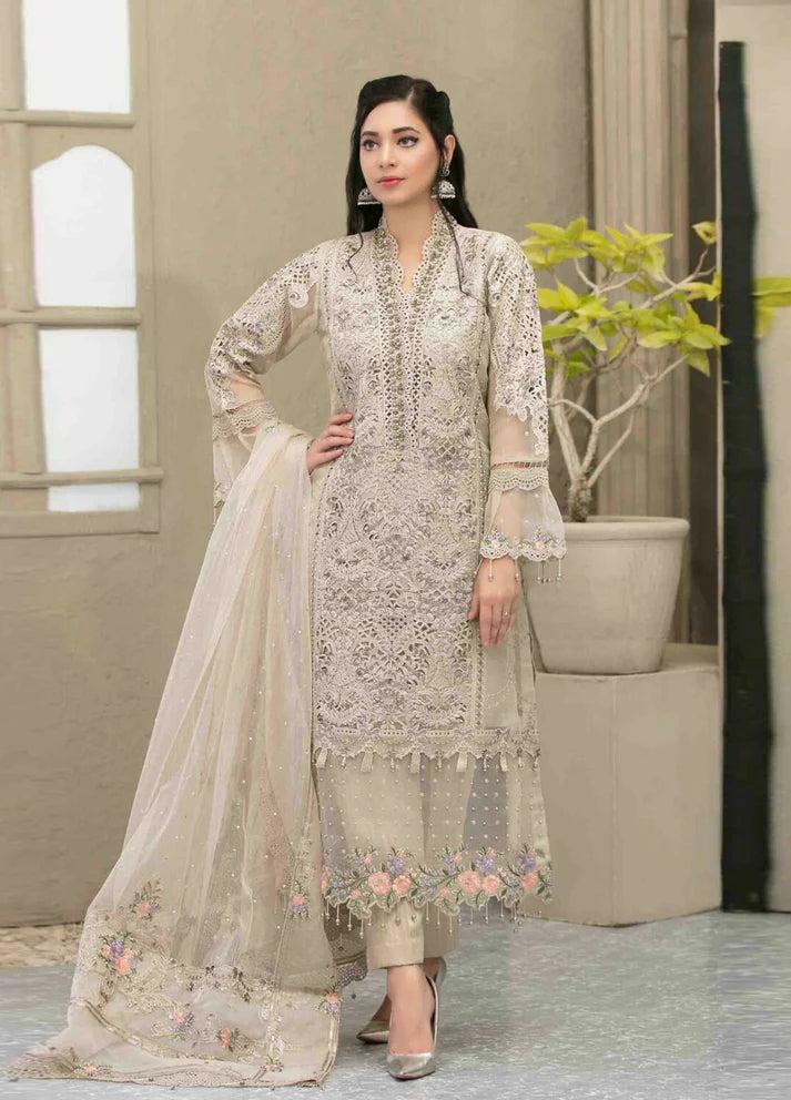 ORGANZA Suit With SATIN SILK Trouser