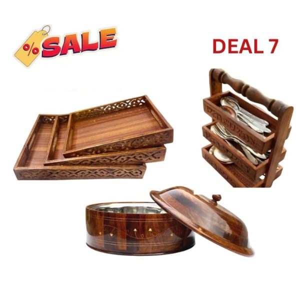 Tray Set, Hot Pot & Spice Box