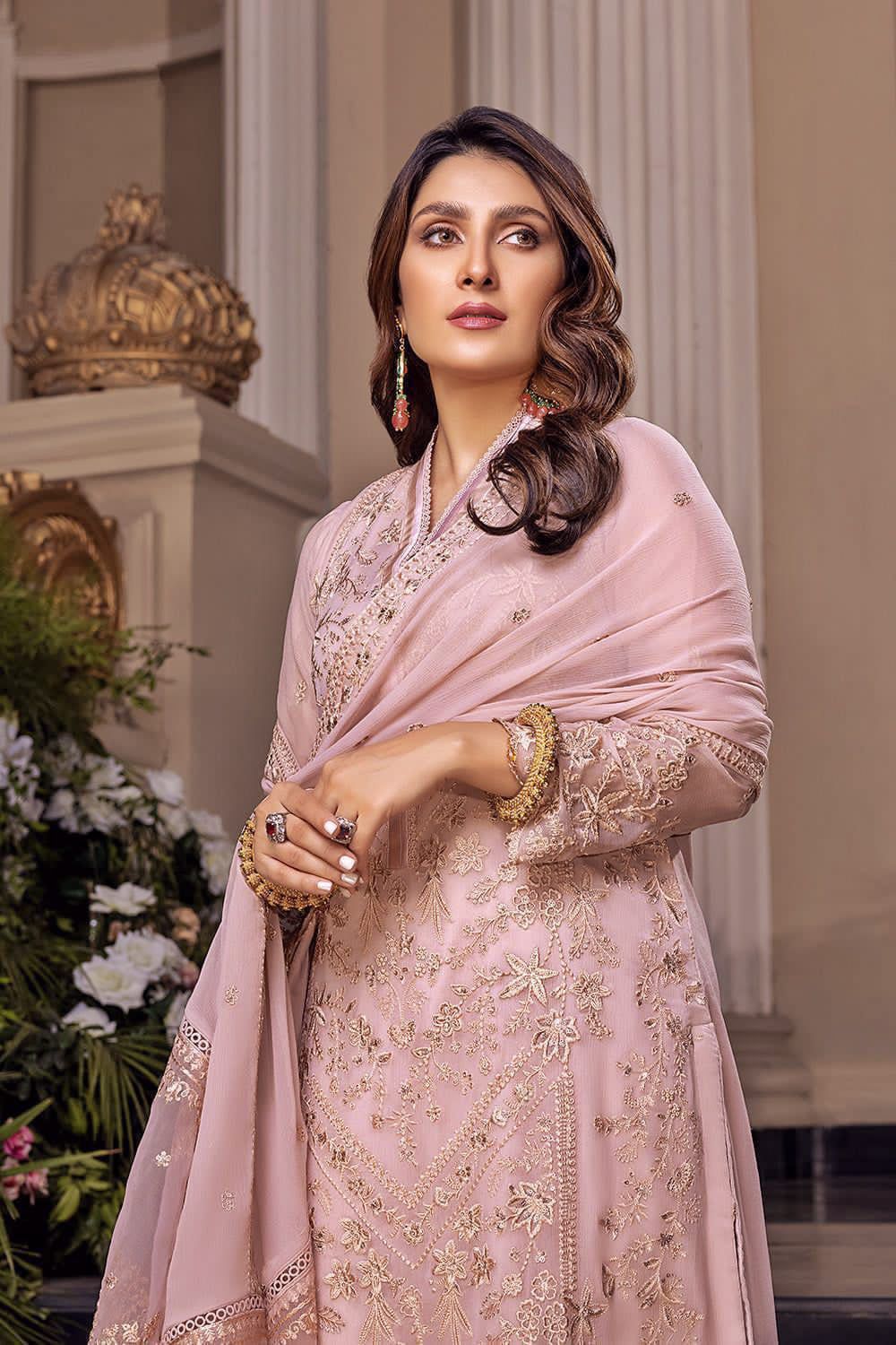PRESENTING AZURE BRAND LUXURY CHIFFON EMBROIDERED ARTICLE