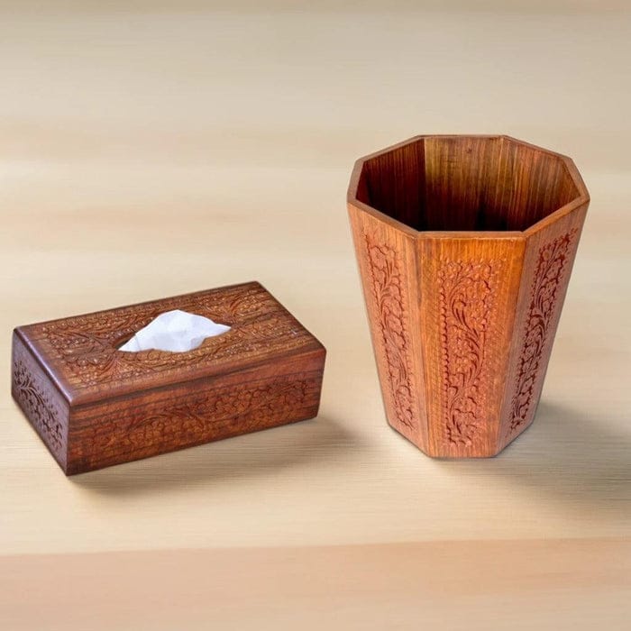 Dustbin & Tissue Box