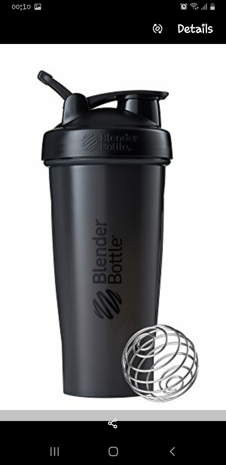 Gym bottle shaker