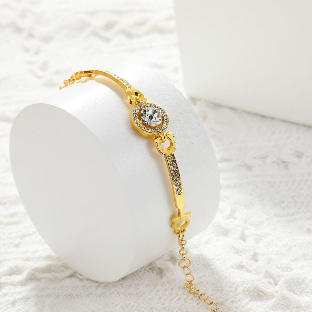 Elegant Rhinestone Tennis Necklace