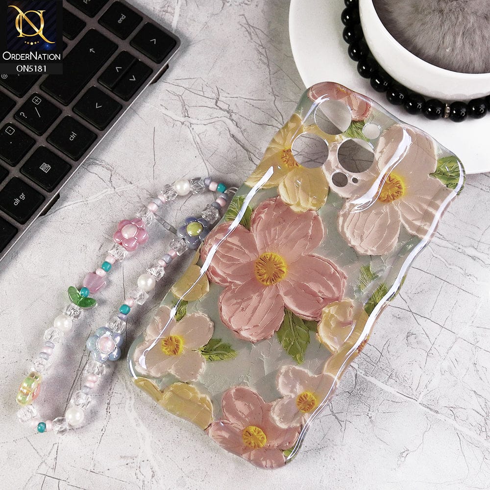  Blooms Floral iPhone Case w/ Crystal Lens Protector