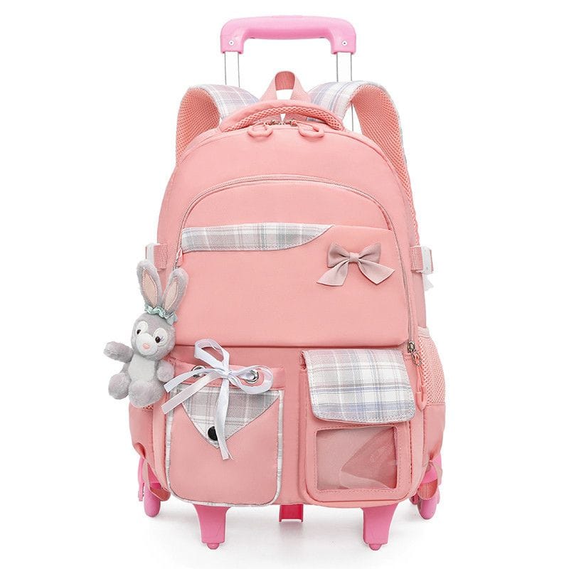 Girls Primary Korean Trolly School Backpack