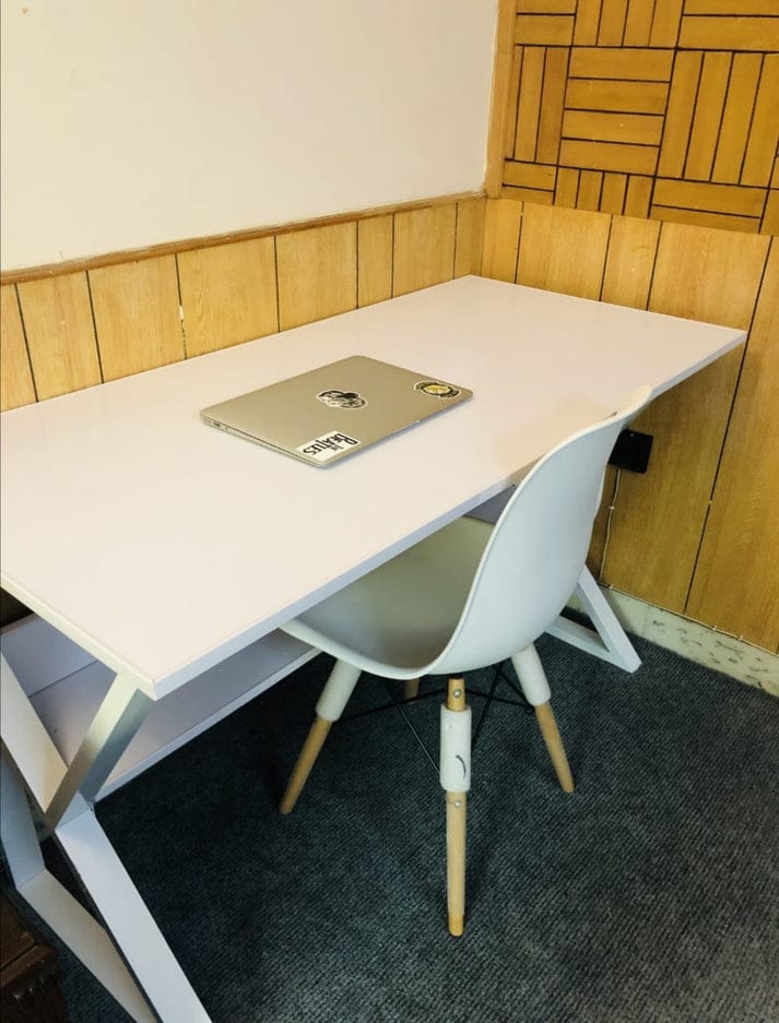 Stylish K Shape Study Table Design for Home & Office Setup