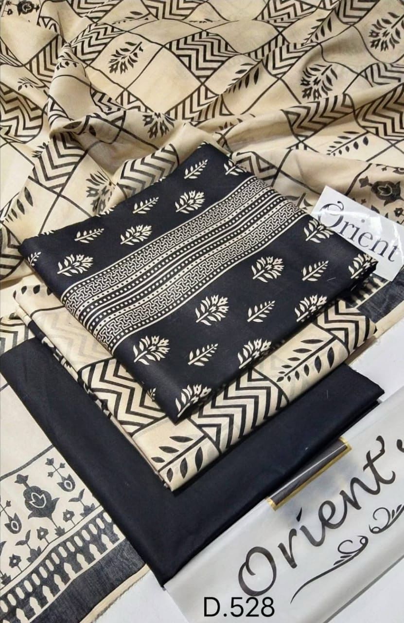 3pc Unstitched Lawn 