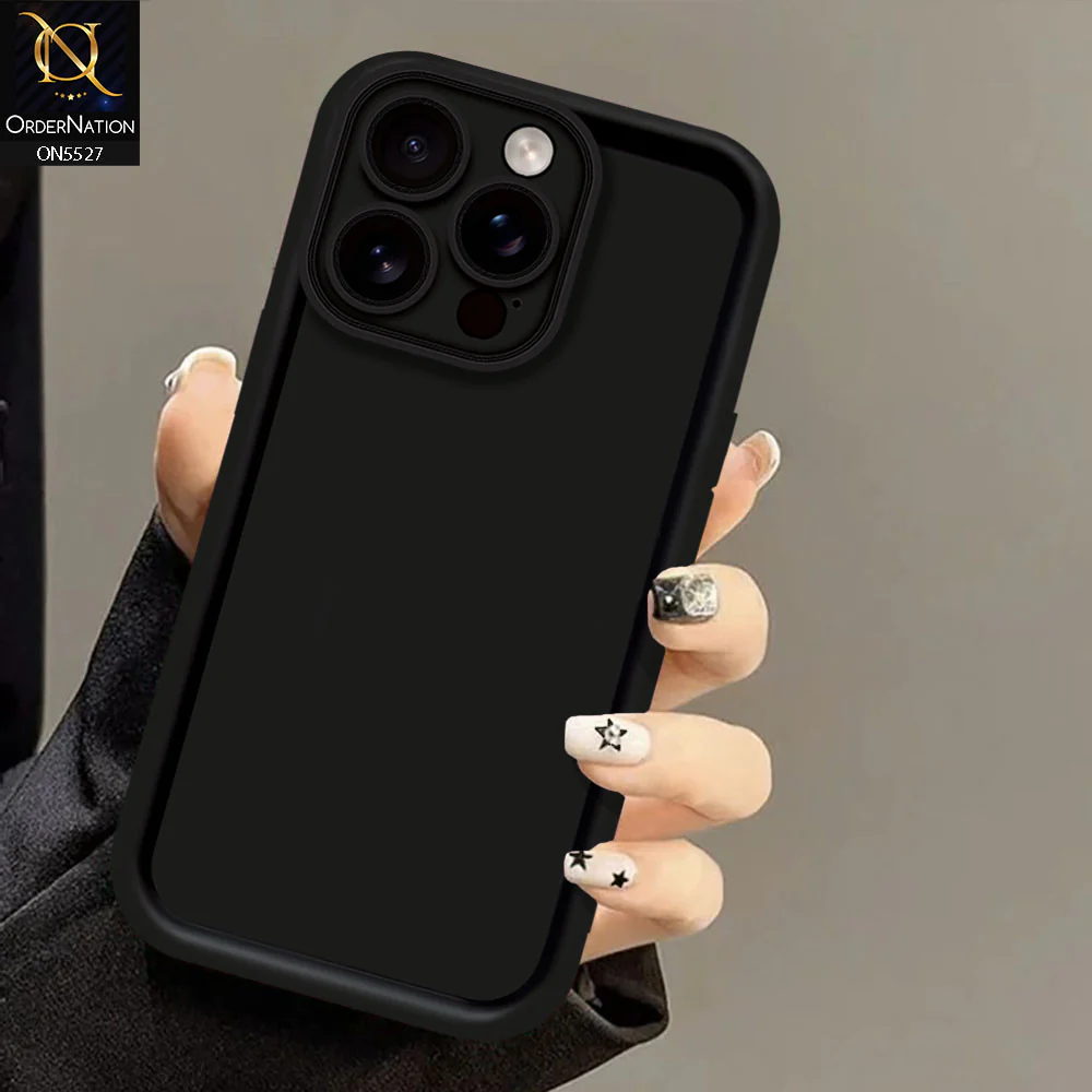 iPhone Cover - Off White -Soft Silicone Case With Round Bumper Matte TPU Shockproof Cover