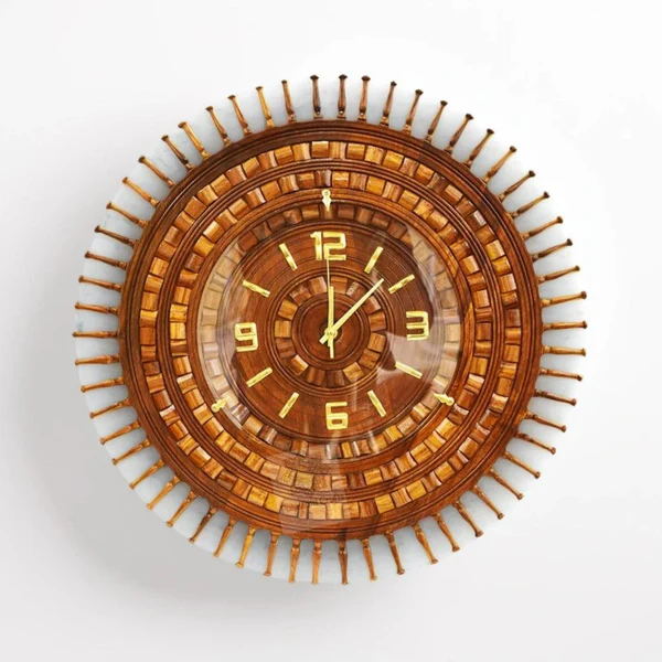 Lakri Sun Wall Clock