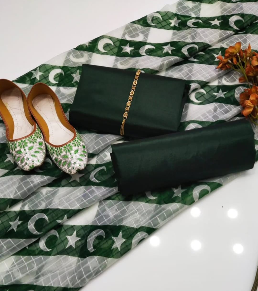 Azadi Dress 3pc Unstitched