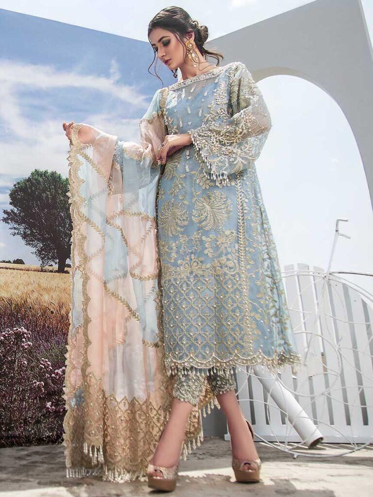 PRESENTING AGHA NOOR LUXURY OUTFIT BASED ON ORGANZA FABRIC