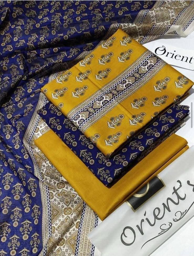 3pc Unstitched Lawn 