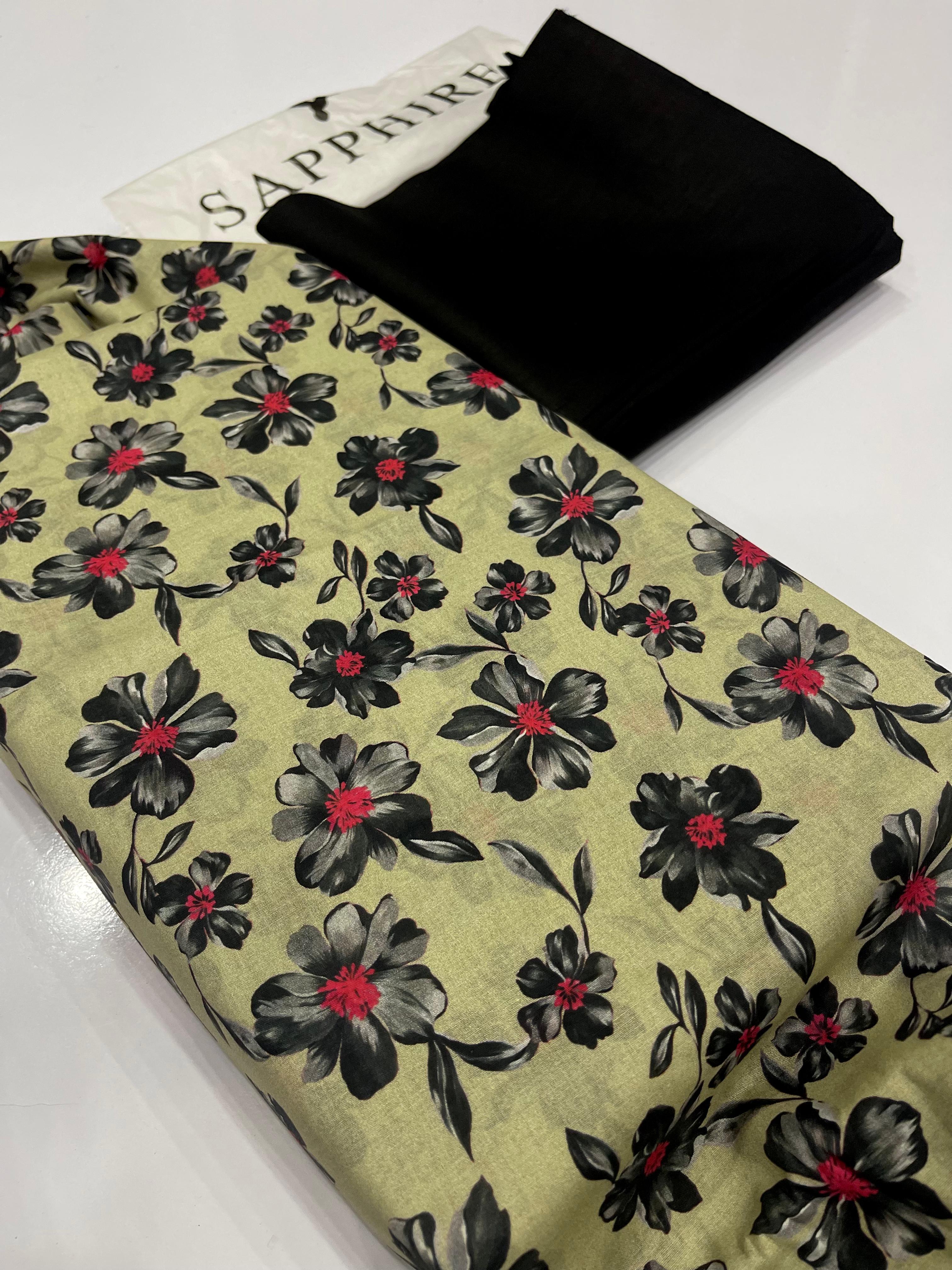 2pc Lawn Unstitched Digital Print