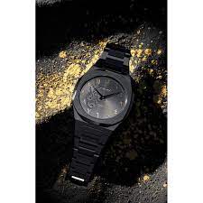 Arabic Aura Watch Full Black Dial