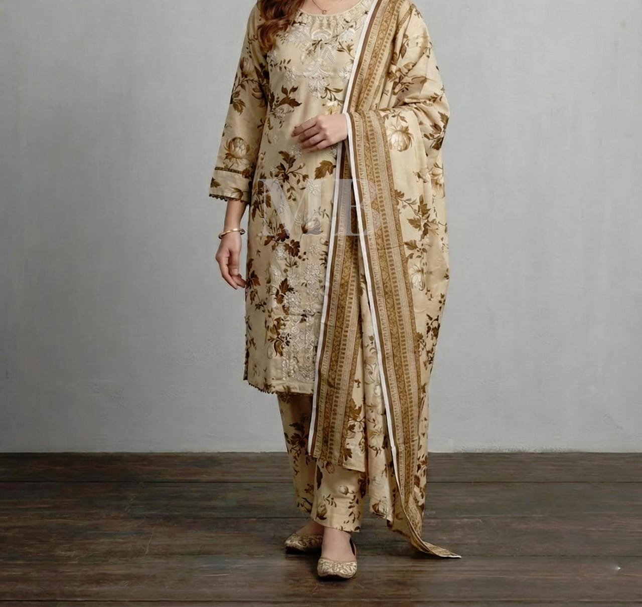 K&R Lawn - Lawn Dupatta Ready To Wear