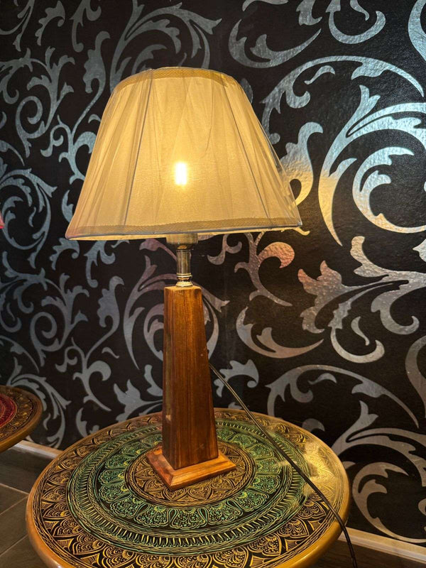 Pure Wooden Night lamps Pair