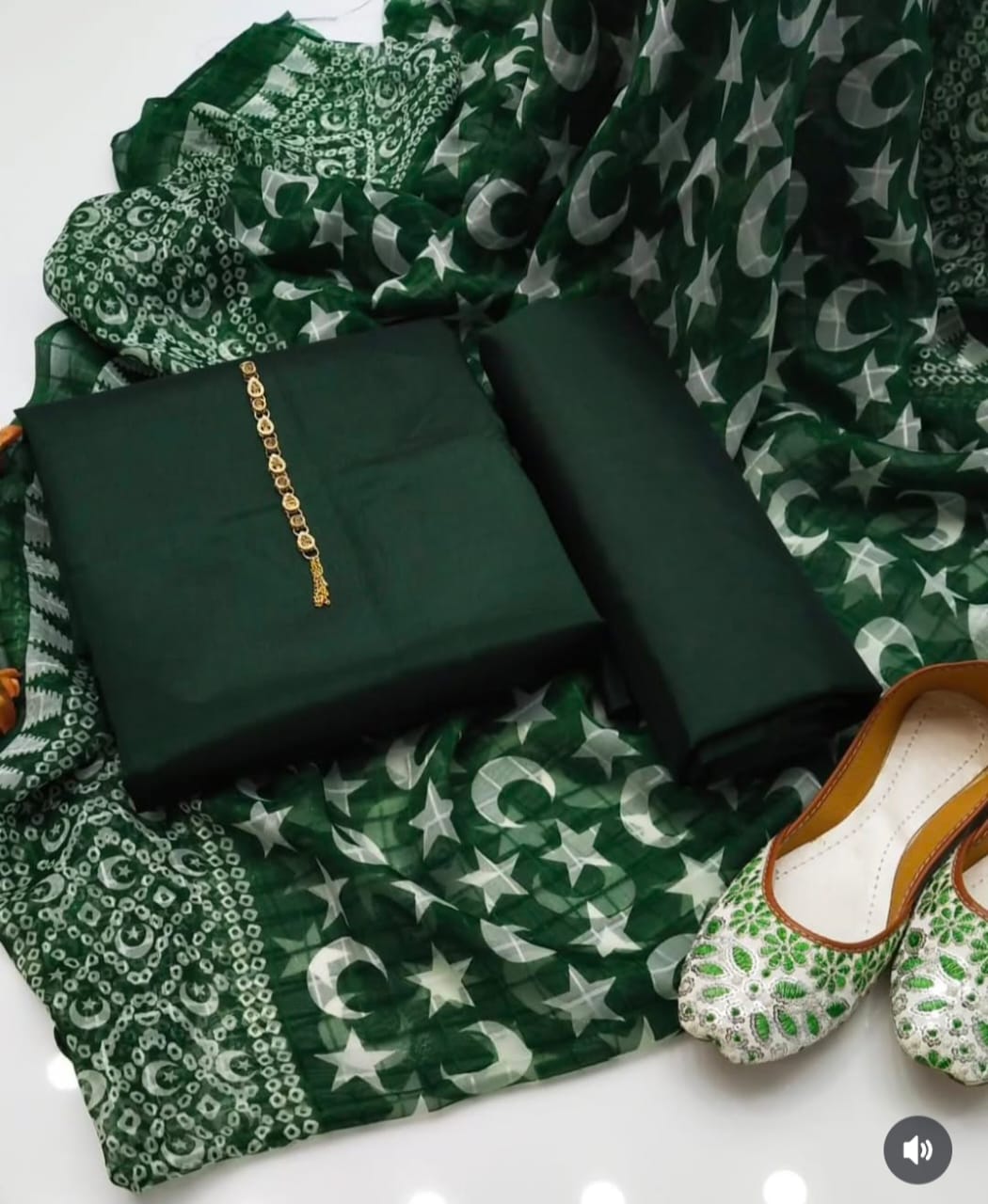 Azadi Dress 3pc Unstitched