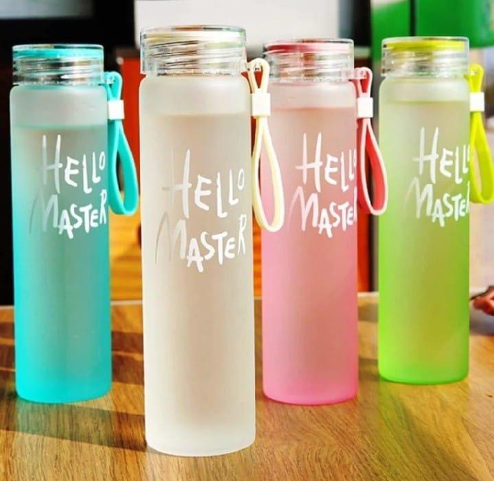 Transparent Water Bottle 500ml - Perfect for Gym, 1 Pc