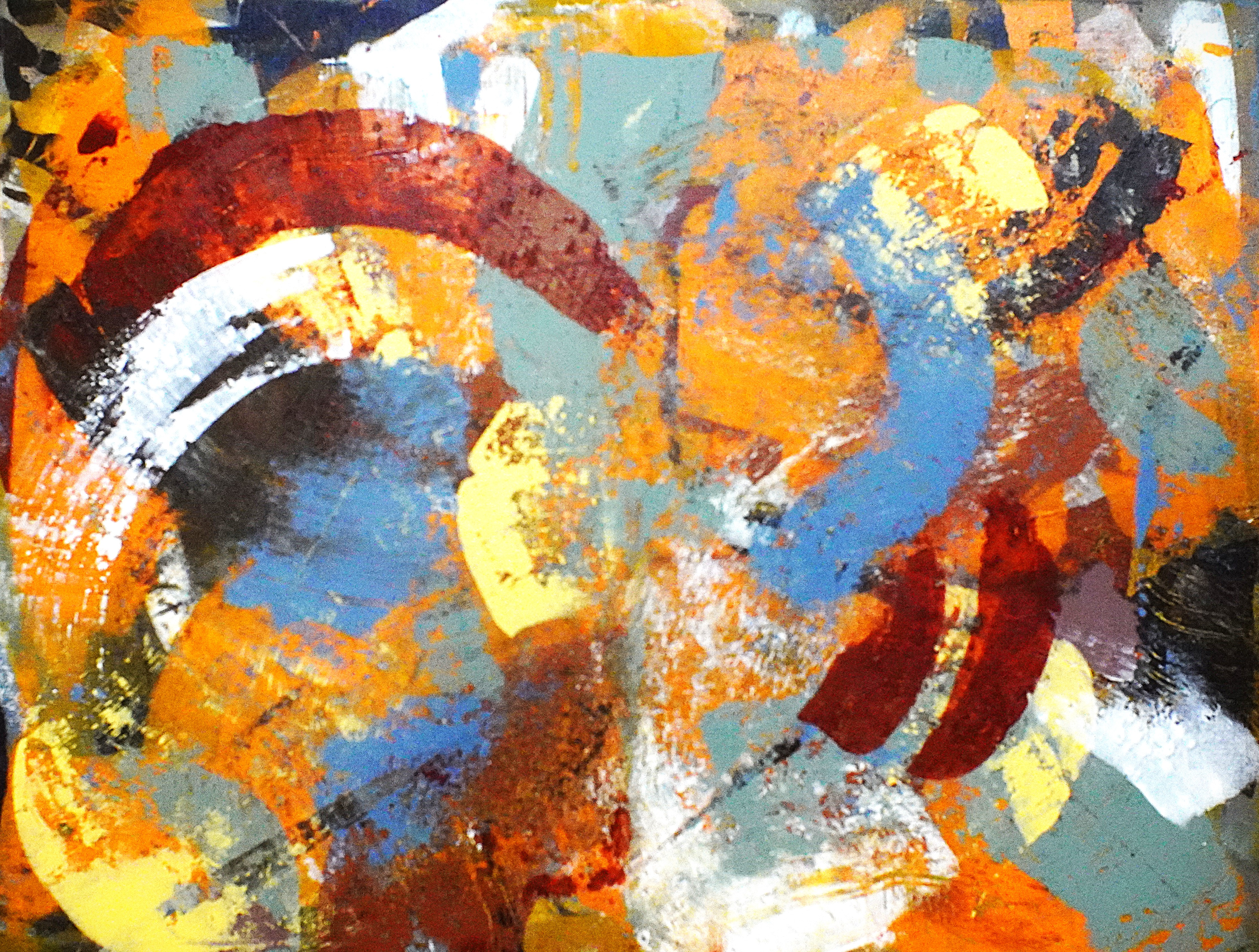 Abstract Acrylic Painting