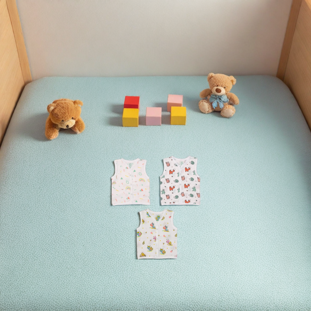 Baby Sleeveless Vests Set