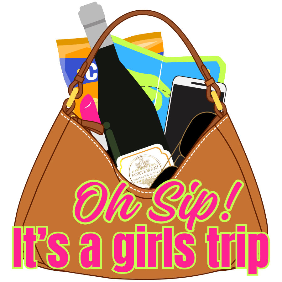 Oh Sip! It's a girls trip - Sticker