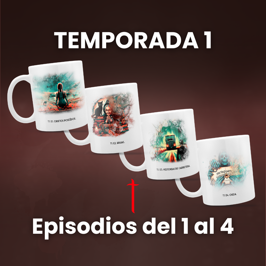 Colección de 4 Tazas - T1 Episodios 1 al 4 | Relatos por Santiago Segovia