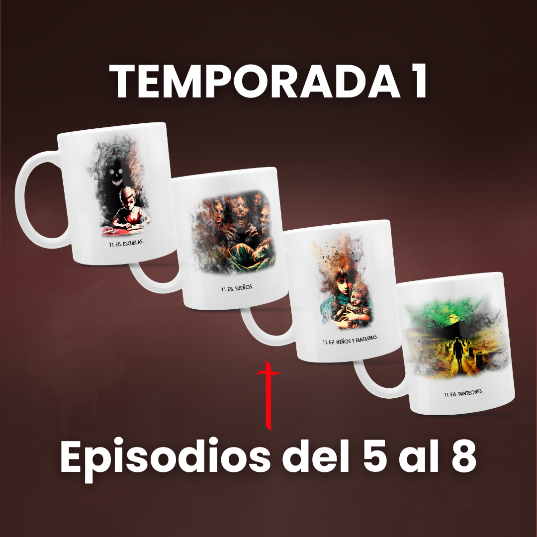 Colección de 4 Tazas - T1 Episodios 5 al 8 | Relatos por Santiago Segovia