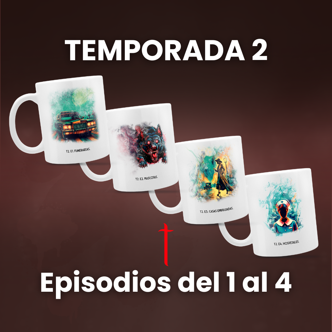 Colección de 4 Tazas - T2 Episodios 1 al 4 | Relatos por Santiago Segovia