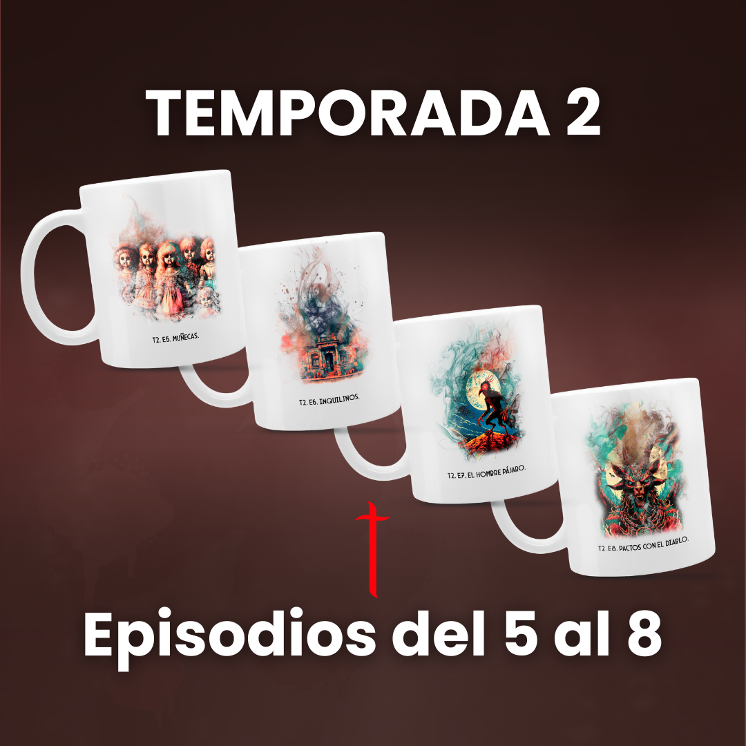 Colección de 4 Tazas - T2 Episodios 5 al 8 | Relatos por Santiago Segovia