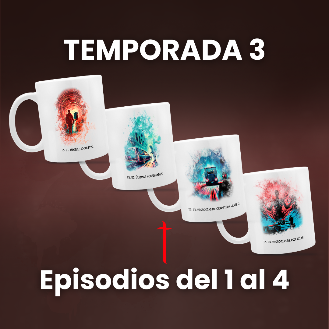 Colección de 4 Tazas - T3 Episodios 1 al 4 | Relatos por Santiago Segovia