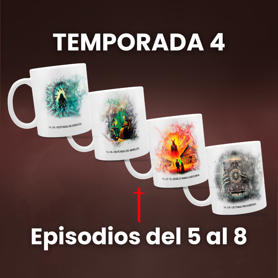 Colección de 4 Tazas - T4 Episodios 5 al 8 | Relatos por Santiago Segovia