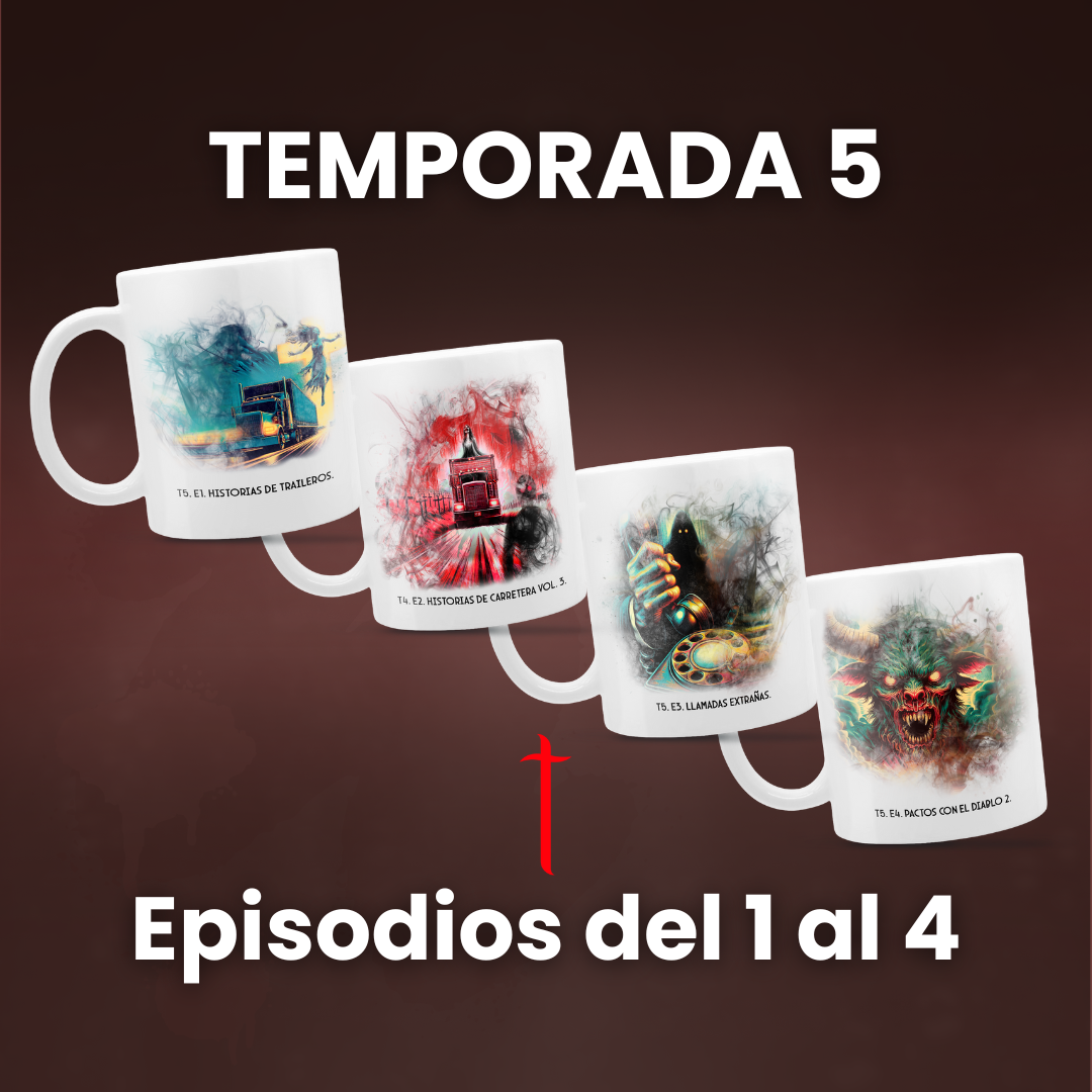 Colección de 4 Tazas - T5 Episodios 1 al 4 | Relatos por Santiago Segovia