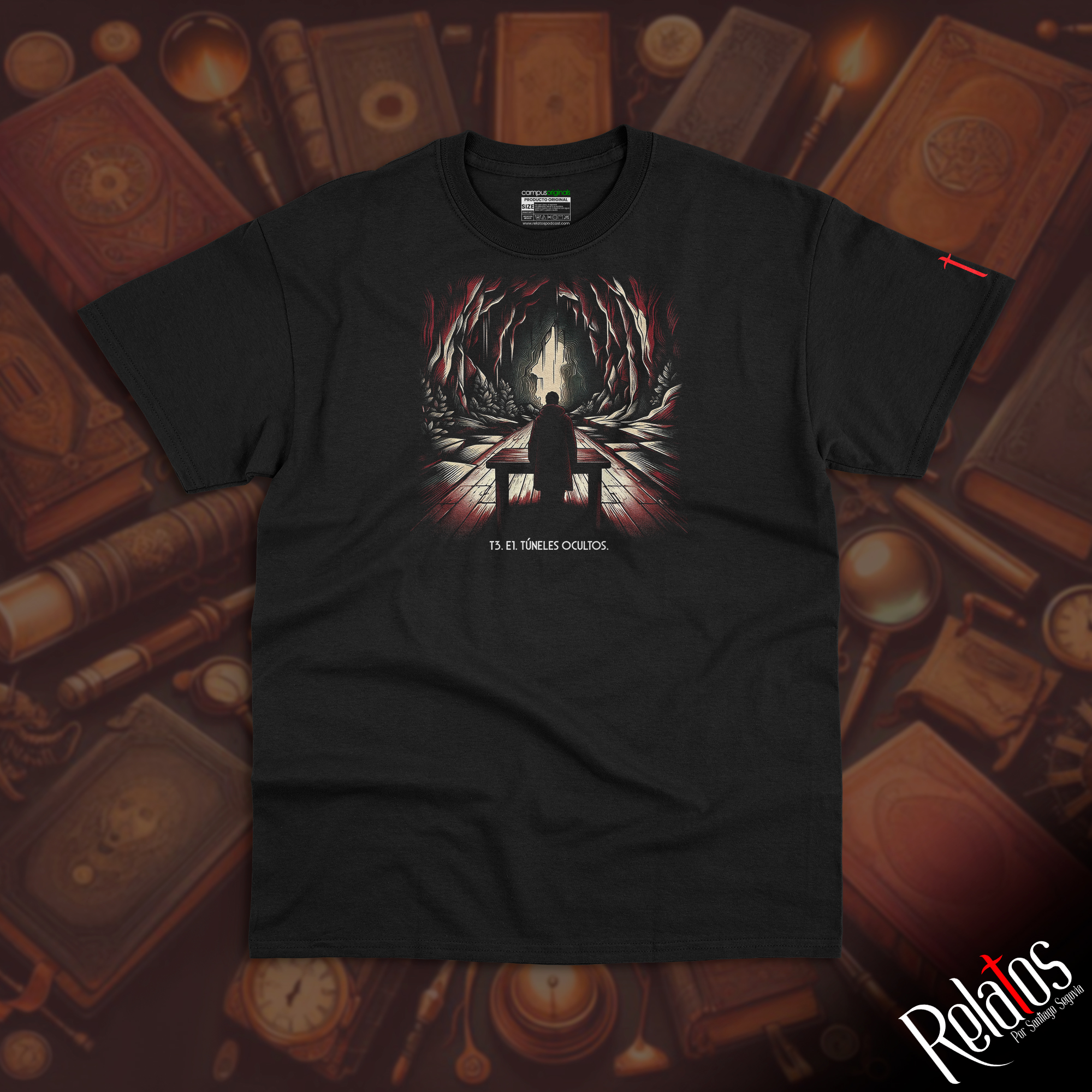 Playera - T3 E1 "Túneles Ocultos" | Relatos por Santiago Segovia