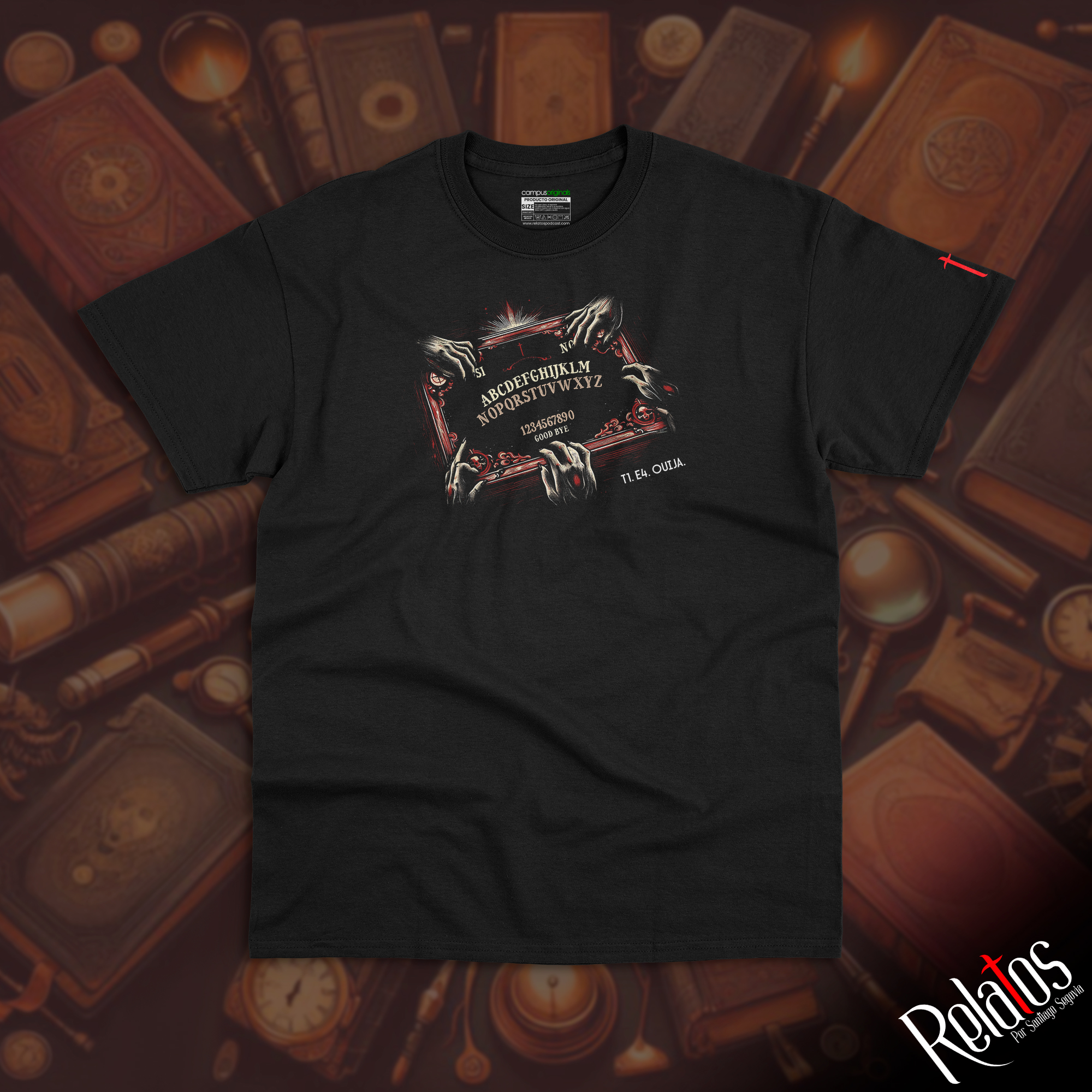 Playera - T1 E4 "Ouija" | Relatos por Santiago Segovia
