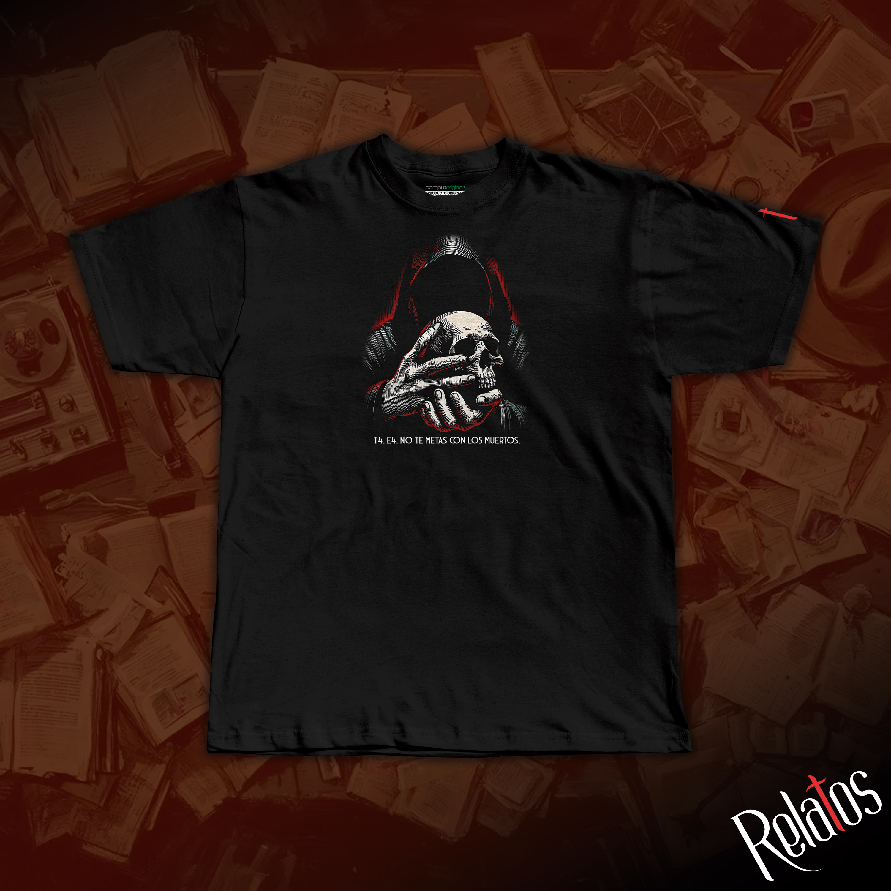 Playera - T4 E4 "No te metas con los muertos" | Relatos por Santiago Segovia