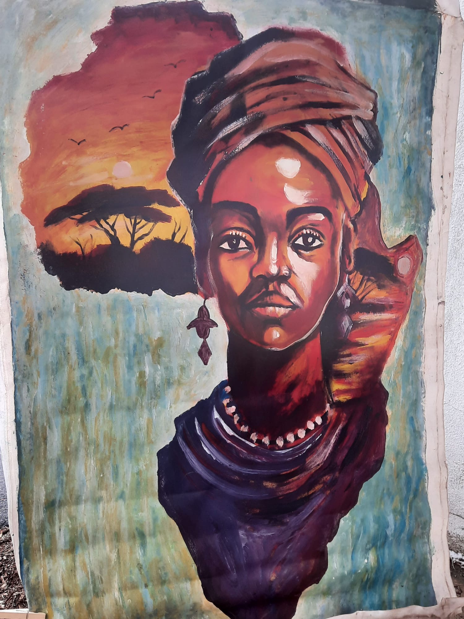 The Silent Artist-"Thabo Zimbabwean Princess"-1-Piece