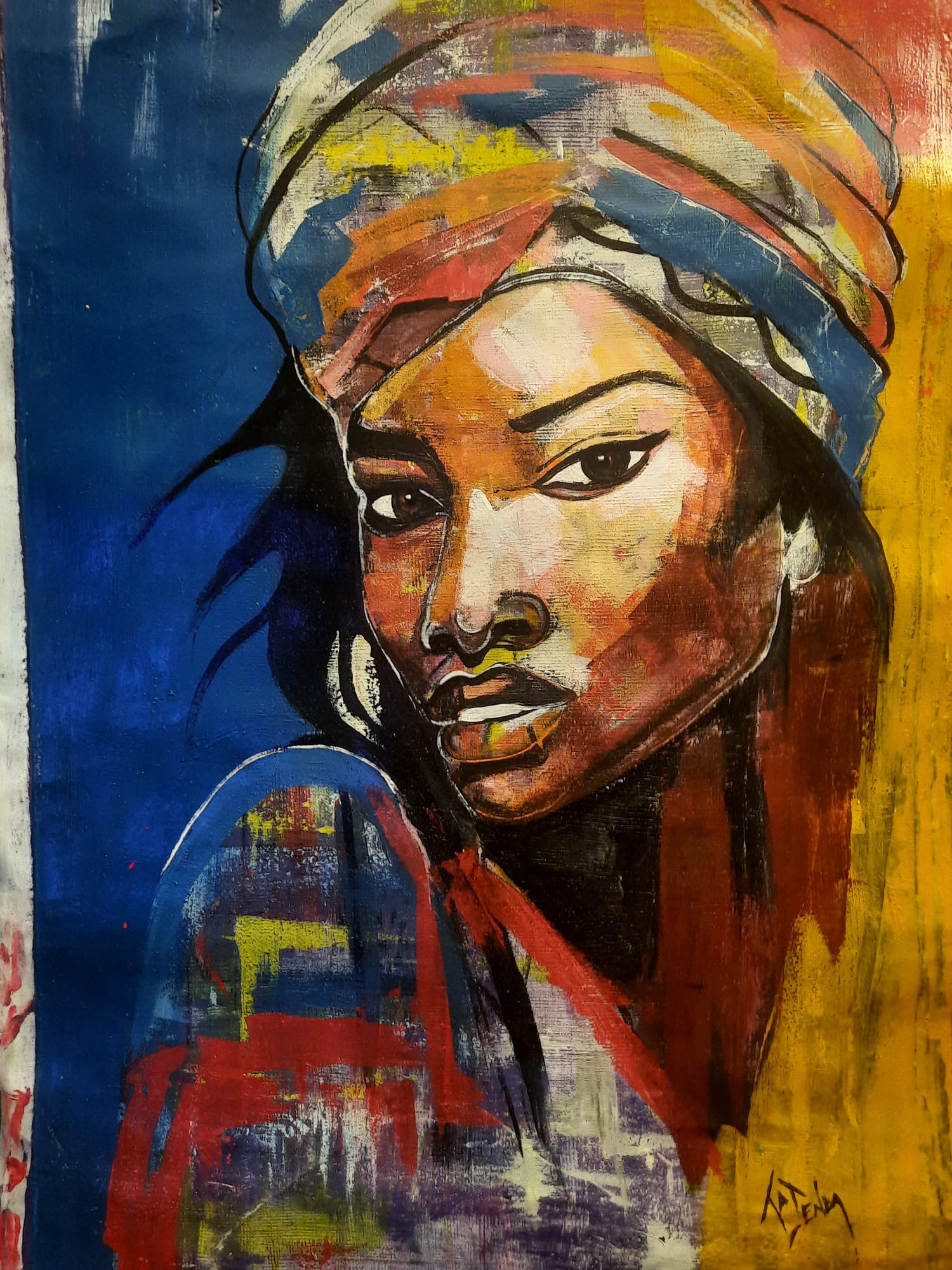Tatenda Thumba-"Chenai"-tatenda's-art-1 Piece