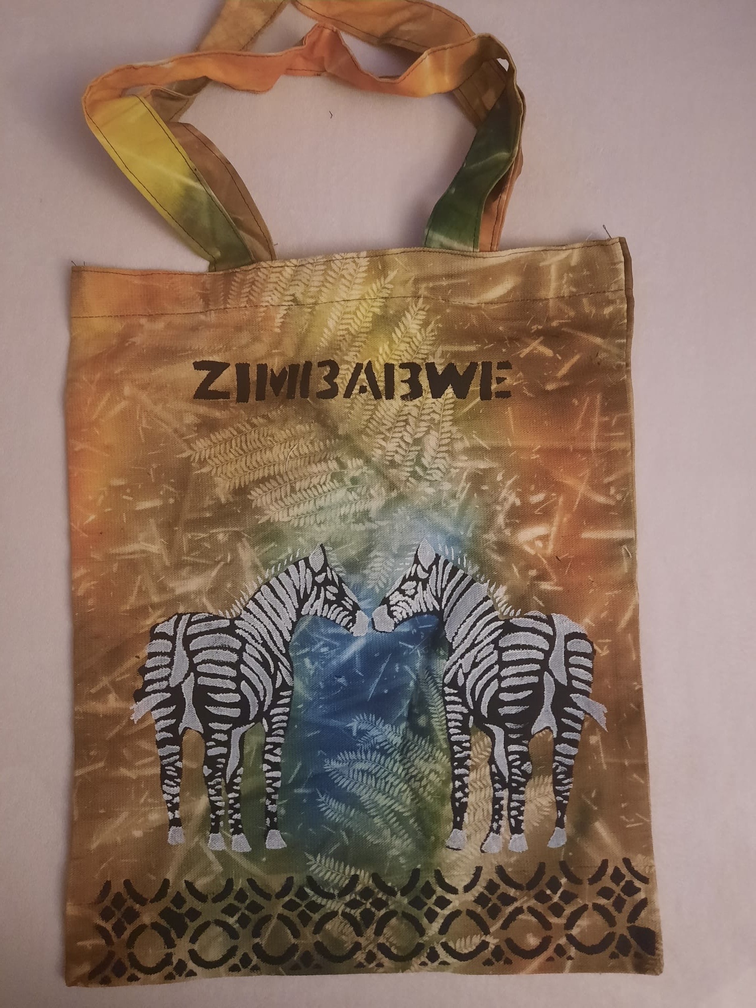 Tote-Blue Sunset no boarder Zebra