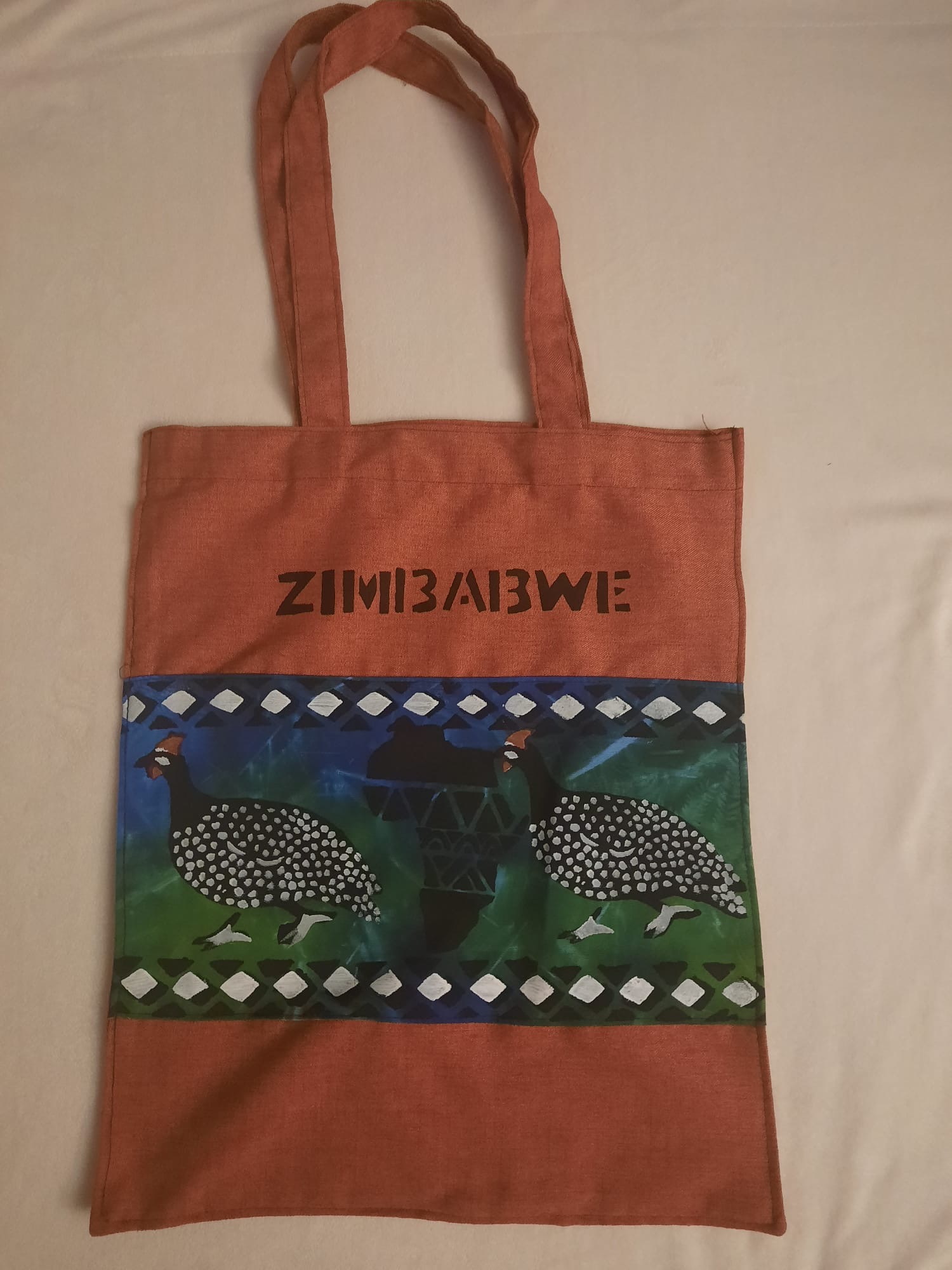 Tote-Two Bird Orange