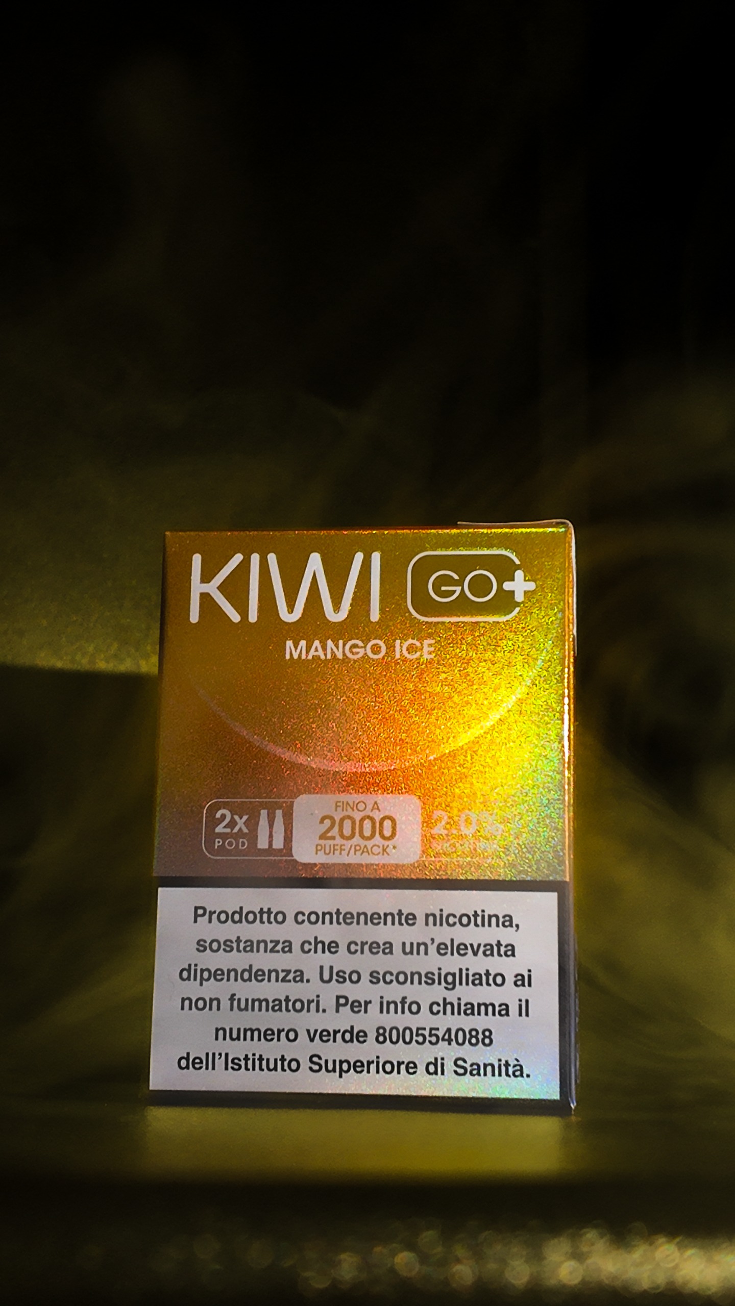 Mango Ice Kiwi GO+ Pod Precaricata Kiwi Vapor 2ml